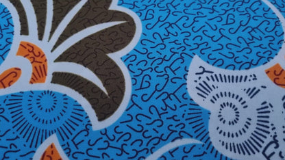 African Ankara Wax Print Fabric - Warrior's Wrap