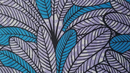 African Ankara Wax Print Fabric - Sahara Sky