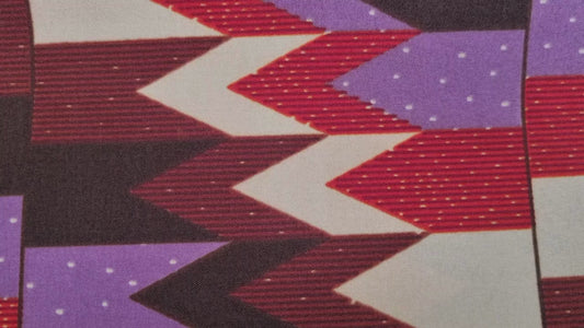 African Kente Print Fabric - Kumasi Pride