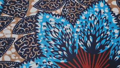 African Ankara Wax Print Fabric - Mirembe Star
