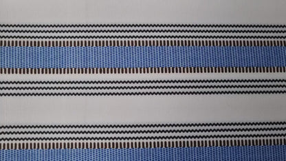 African Ankara Wax Print Fabric - Safira Stripes