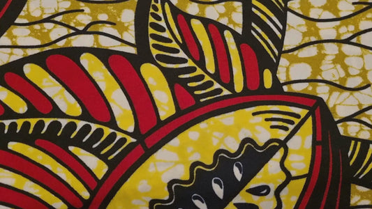 African Ankara Wax Print Fabric - Nubian Aura