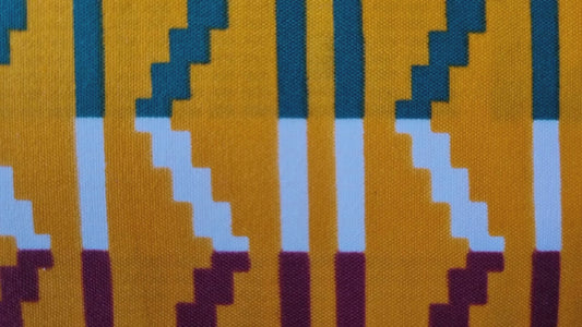 African Ankara Wax Print Fabric - Golden Grace
